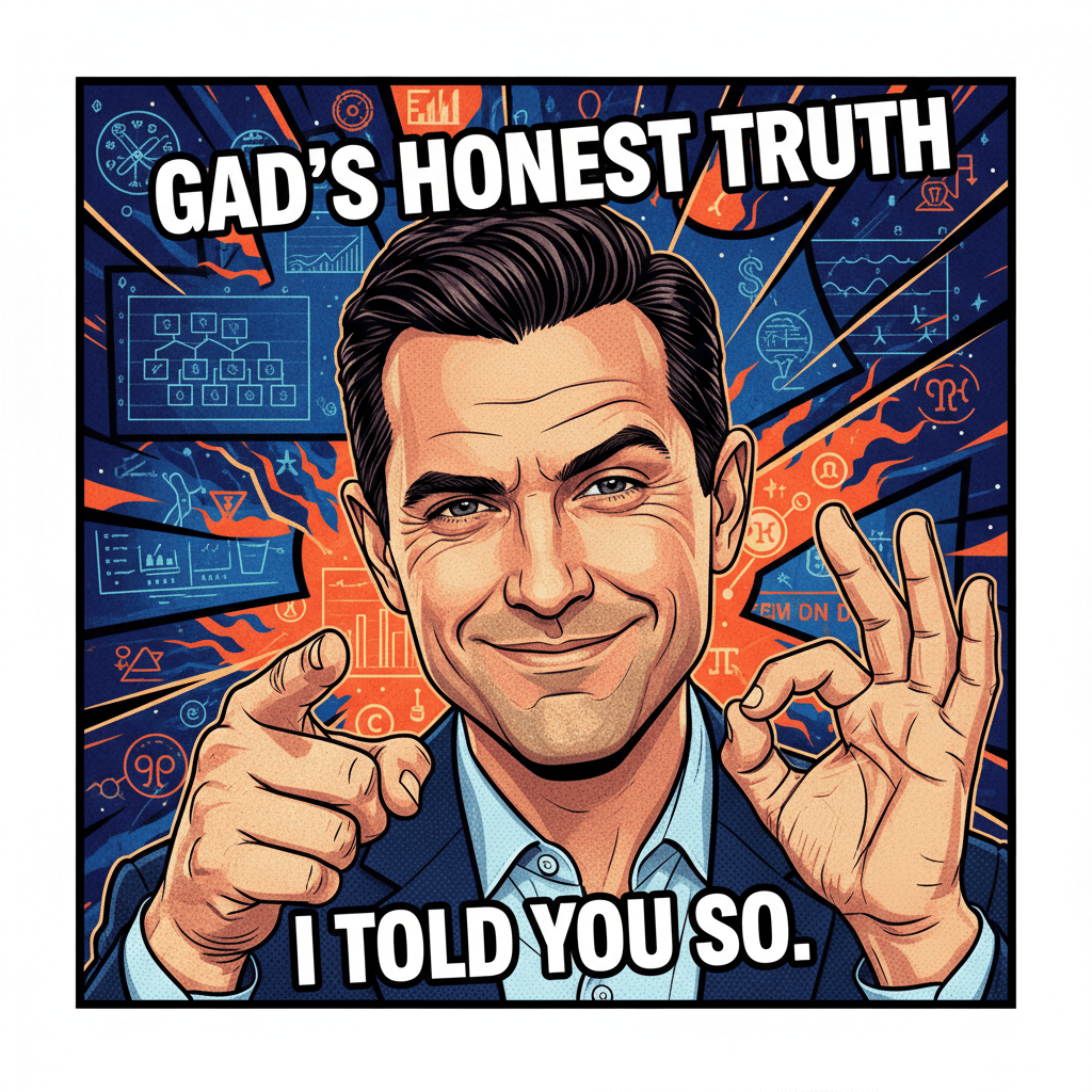 Gad’s honest truth